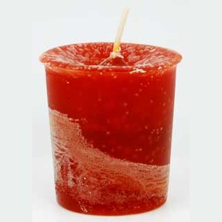 House Warming Herbal votive - red brown