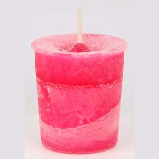 Love Herbal votive - bright pink