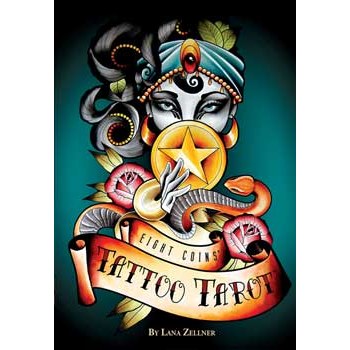Eight Coins Tattoo tarot by Lana Zellner (dk & bk)