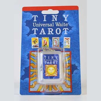 Tiny Tarot Key Chain Universal Waite Tarot by Smith & Hanson-Roberts