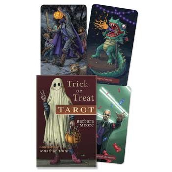 Trick or Treat tarot dk & bk by Jonathan Hunt