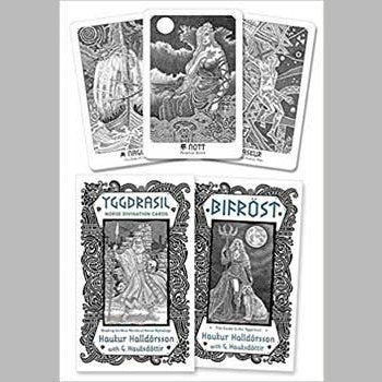 Yggdrasil Norse Divination cards dk & bk by Halldorsson & Hauksdottir