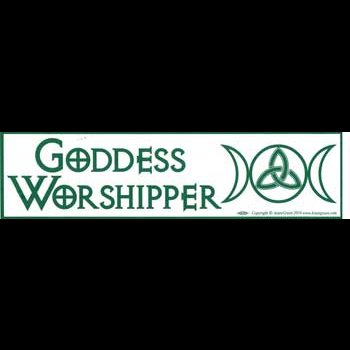 Goddess Worshipper bumper sticker