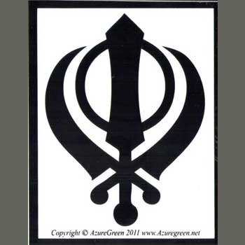 Khanda bumper sticker