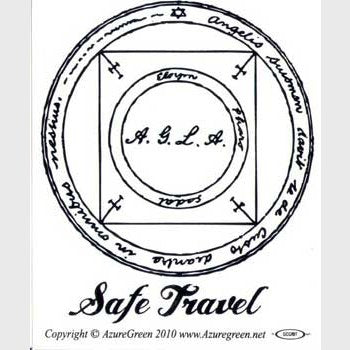Safe Travel bumper sticker