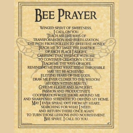 Bee Prayer poster