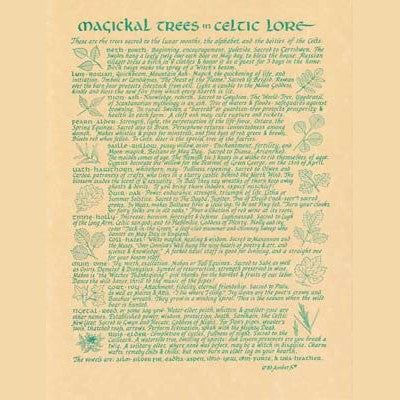Celtic Trees poster