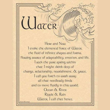 Water Evocation poster