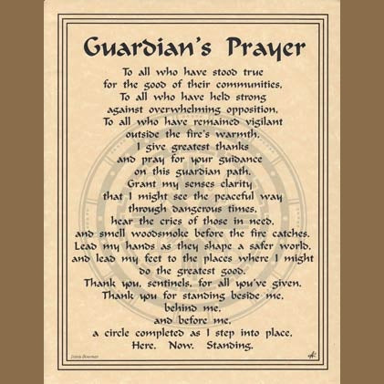 Guardian's Prayer poster