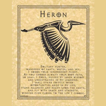Heron Prayer poster