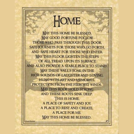 Home Blessing poster