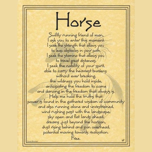 Horse Prayer poster
