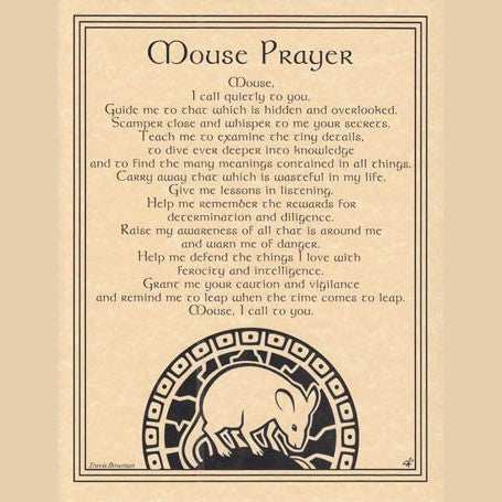 Mouse Prayer poster