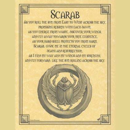 Scarab Prayer poster