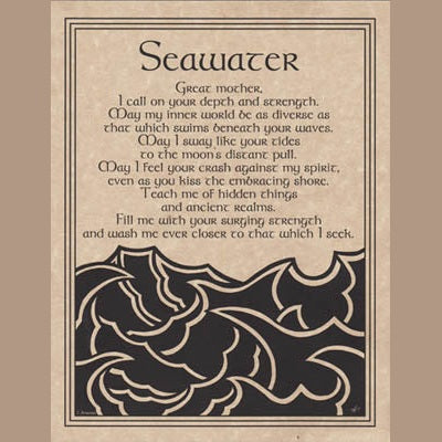 Seawater Prayer poster