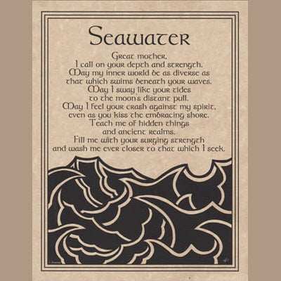 Seawater Prayer poster