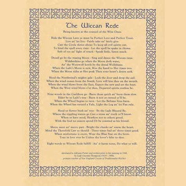 Wiccan Rede(long poem) poster