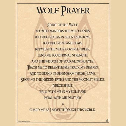 Wolf Prayer poster