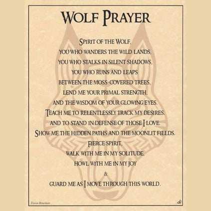 Wolf Prayer poster