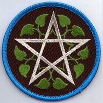Leafy Pentagram patch 3"