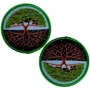 Tree of Life iron-on patch 3"