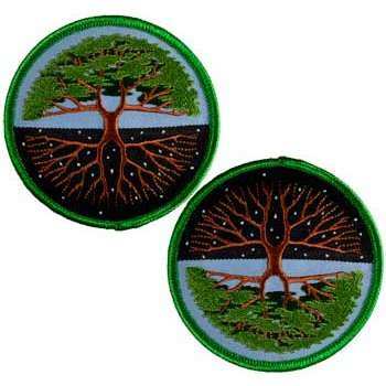 Tree of Life iron-on patch 3"