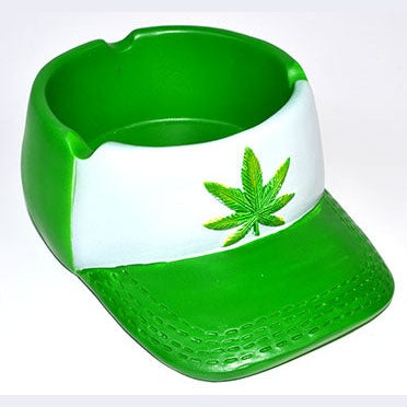 6 1/4" Weed Baseball Cap ashtray