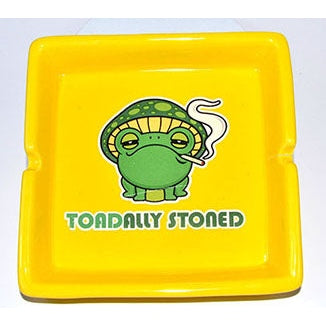 4 3/4" Toadally Stoned ashtray
