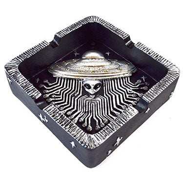 Square Alien Ashtray, 4 1/2"