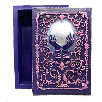3 3/4"x 5 1/2" Crystal Ball tarot box
