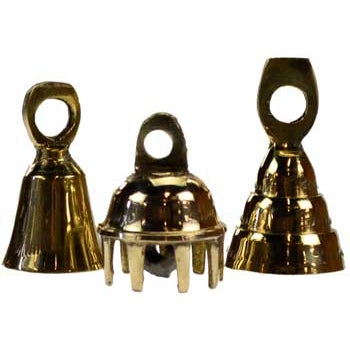 set of 12 Brass Bell 3/4"