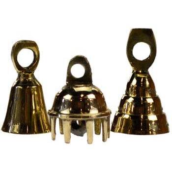 set of 12 Brass Bell 3/4"