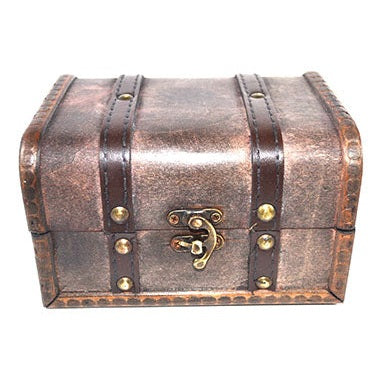 Antique Wood Box, 4 1/2" x 6 1/4" x 3 3/4"