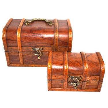 Antique Wooden Box, Set of 2