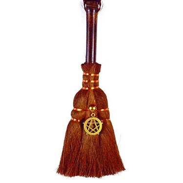Pentagram Altar Broom, 9 1/2"