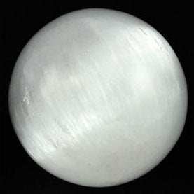 3" Selenite gazing ball