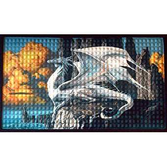 Dragon Doormat, 17.625" x 19.5"