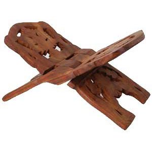 Wooden book holder 10"