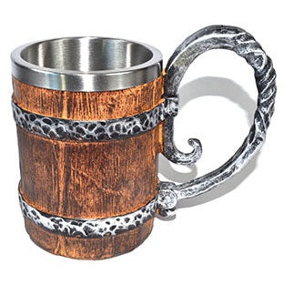 5" Big Brown Barrel mug