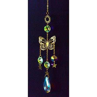 Sun and Butterfly Suncatcher, 15"