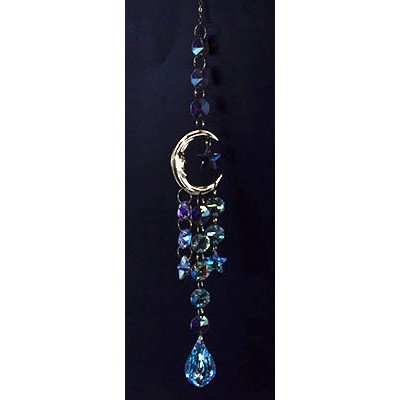 Crescent Moon Sun Catcher, 18 Inch