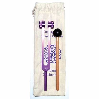 8 1/2" Crown purple tuning fork