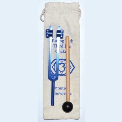 8 1/2" Third Eye dark blue tuning fork