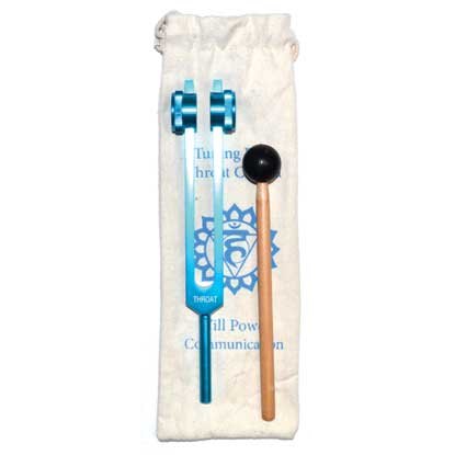 8 1/2" Throat light blue tuning fork