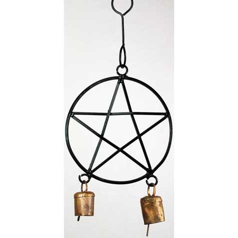 Pentagram wind chime 5"