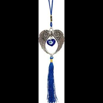 Angel Wings Evil Eye wall hanging