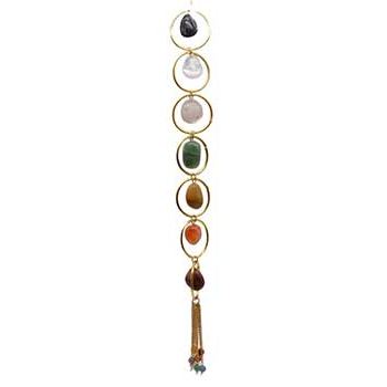 Gemstone 7 Chakra wall hanging