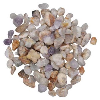 1 lb Spirit Quartz tumbled chips 8-12mm