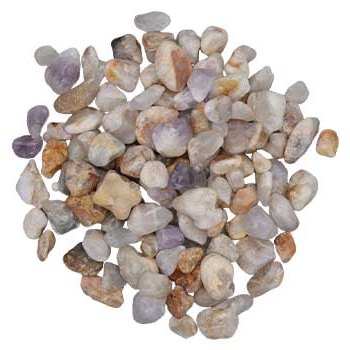1 lb Spirit Quartz tumbled chips 8-12mm