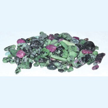 1 lb Zosite, Ruby tumbled chips 5-7mm